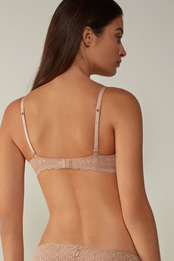 Intimssimi Sofia Balconette Bra in Lace Natural | XILGW72411