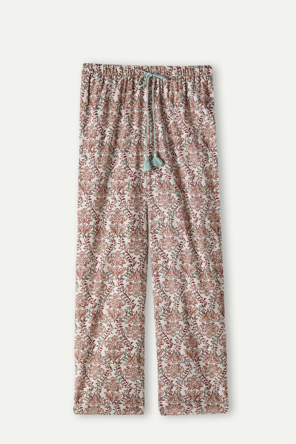 Intimssimi Spices Garden Cotton Trousers Floral | YILVQ81087