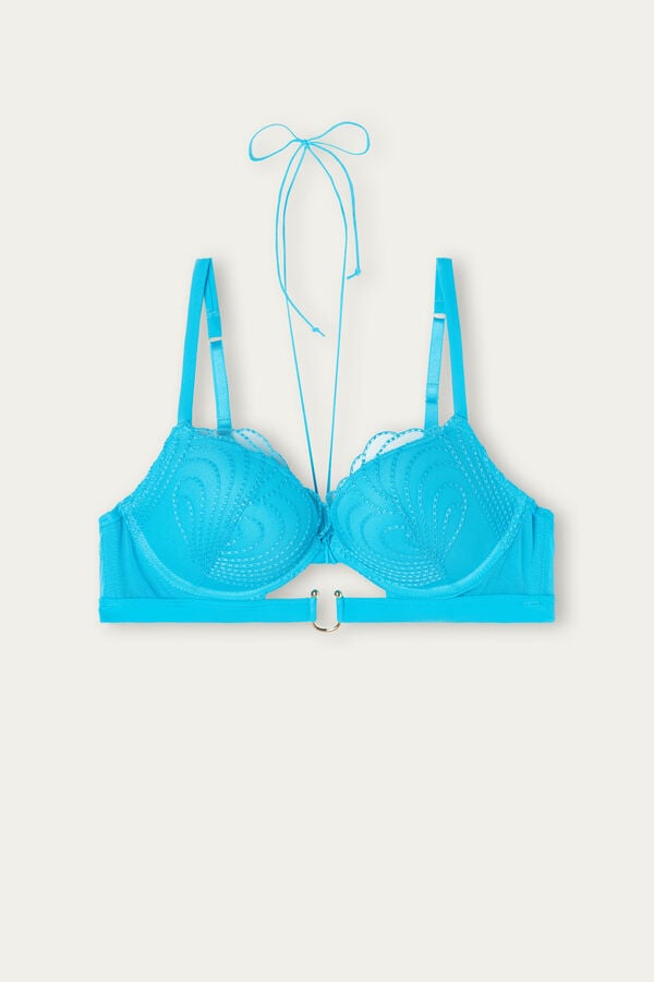 Intimssimi Steal the Show Elettra Super Push-up Bra Blue | UILTG75755