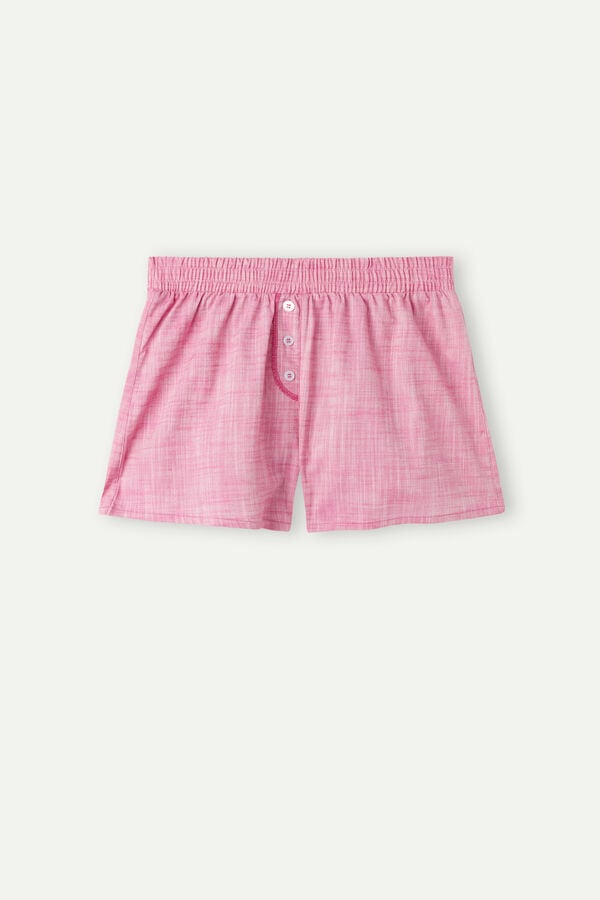 Intimssimi Strawberry Milkshake Shorts in Cotton Cloth Pink | ILCVG53602