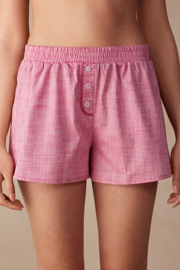 Intimssimi Strawberry Milkshake Shorts in Cotton Cloth Pink | ILCVG53602