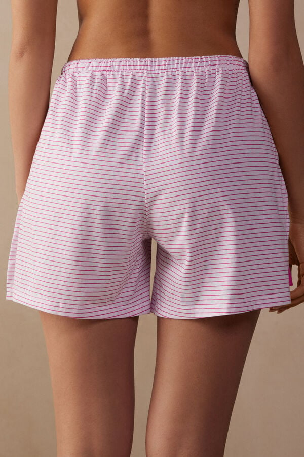 Intimssimi Strawberry Milkshake Shorts in Supima® Cotton Pink | ILCVG99364