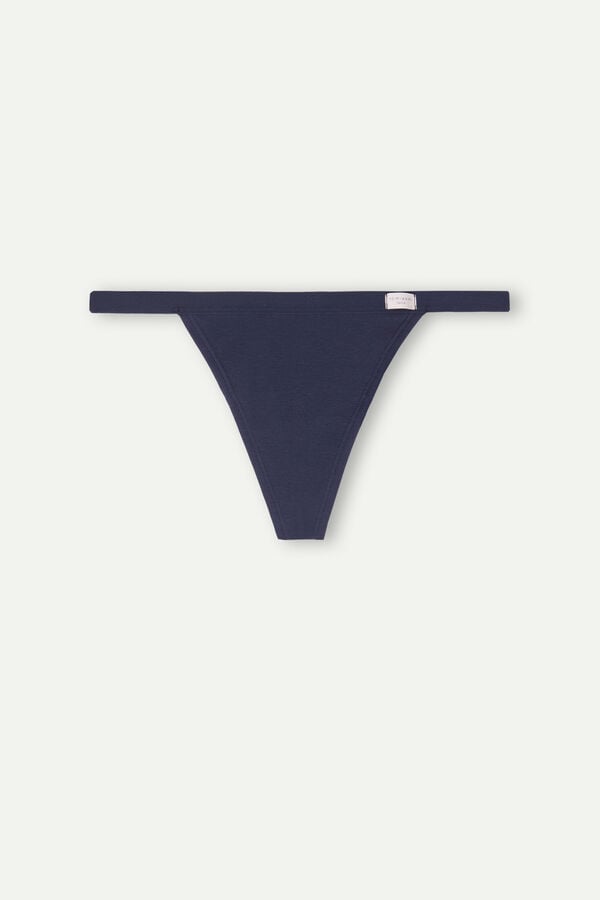 Intimssimi String Thong in Cotton Blue | BILSO56924