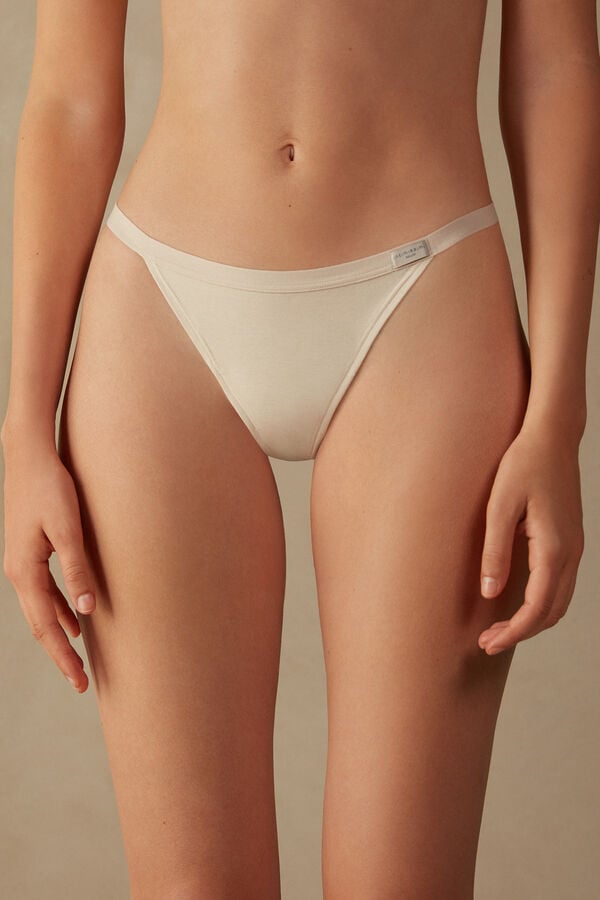 Intimssimi String Thong in Cotton Natural | ILCIF75796