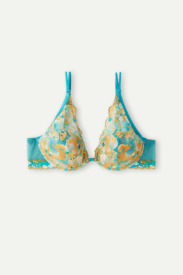 Intimssimi Summer Vibes Elena Balconette Bra Blue | SILVO15422