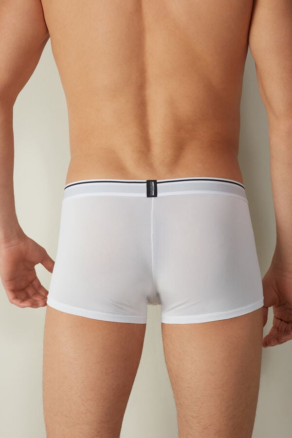 Intimssimi Super Fresh Micro-mesh Boxers White | ILDYB67996