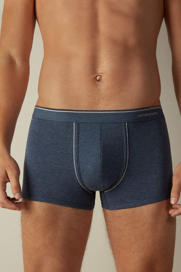 Intimssimi Supima® Cotton Boxers Blue | QILWA71959