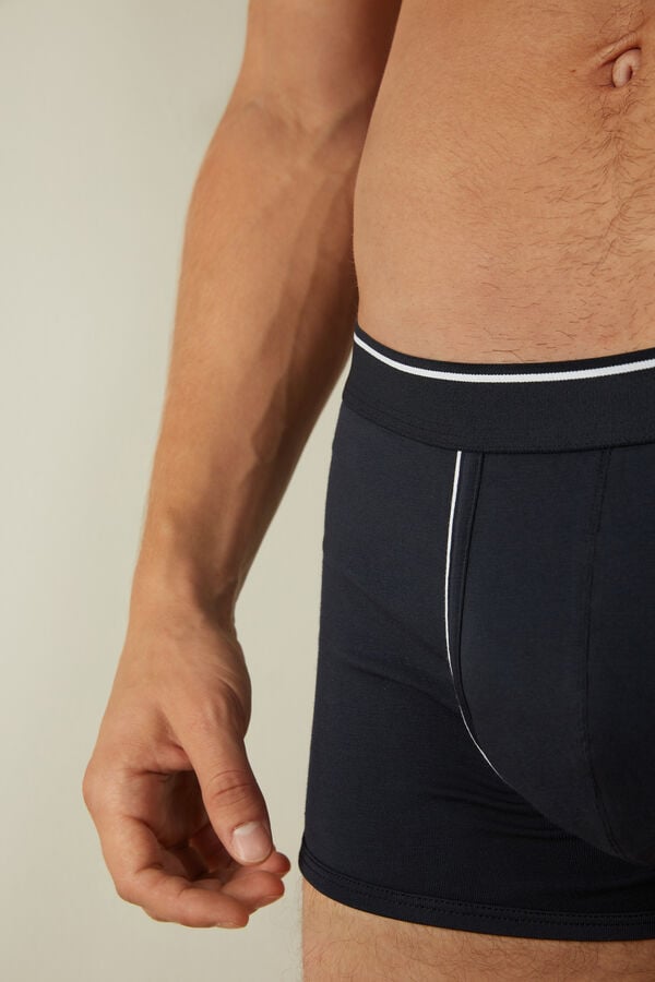 Intimssimi Supima® Cotton Boxers Blue | YILVQ69346