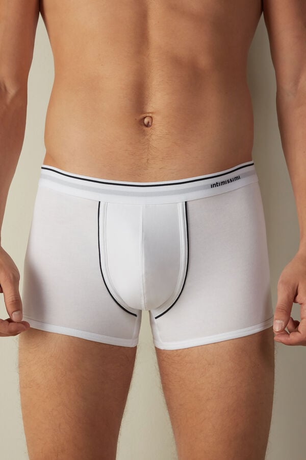 Intimssimi Supima® Cotton Boxers White | SILVO98057