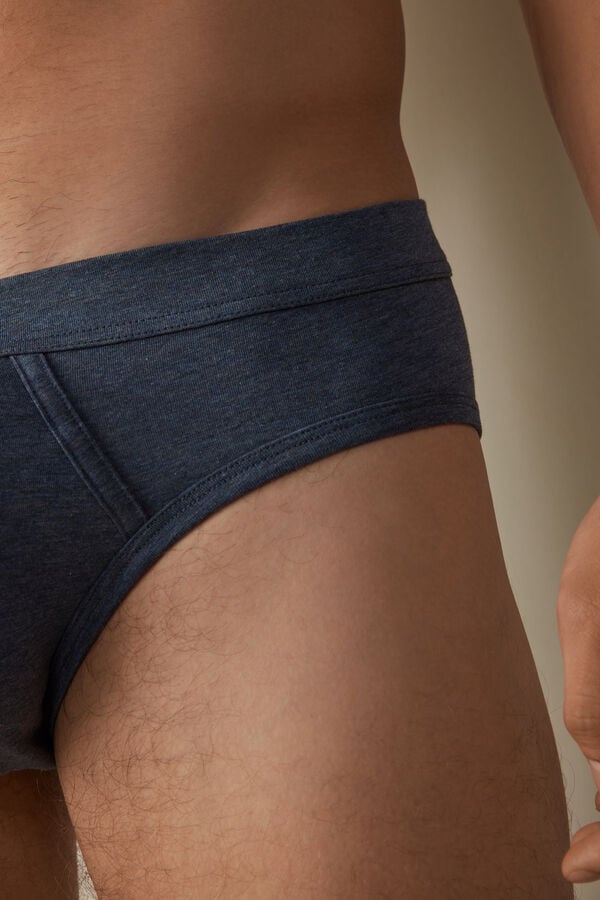 Intimssimi Supima® Cotton Briefs Blue | QILWA93297