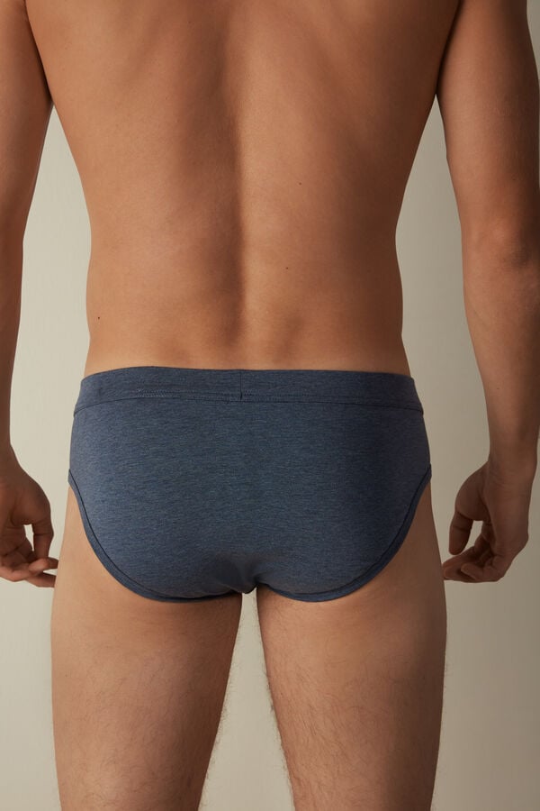 Intimssimi Supima® Cotton Briefs Blue | QILWA93297