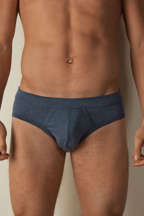 Intimssimi Supima® Cotton Briefs Blue | QILWA93297