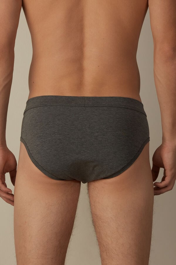 Intimssimi Supima® Cotton Briefs Dark Grey | DILVO92713