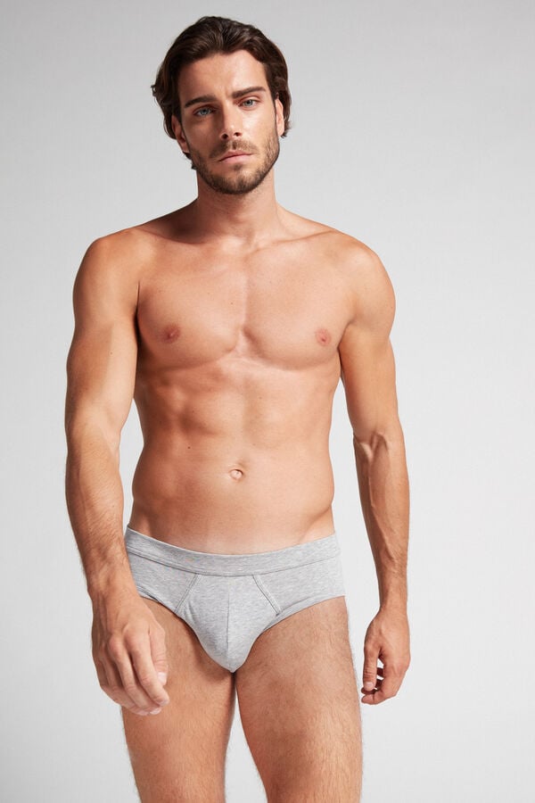 Intimssimi Supima® Cotton Briefs Grey | ILIIZ52574