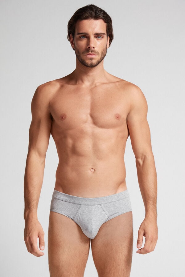 Intimssimi Supima® Cotton Briefs Grey | ILIIZ52574