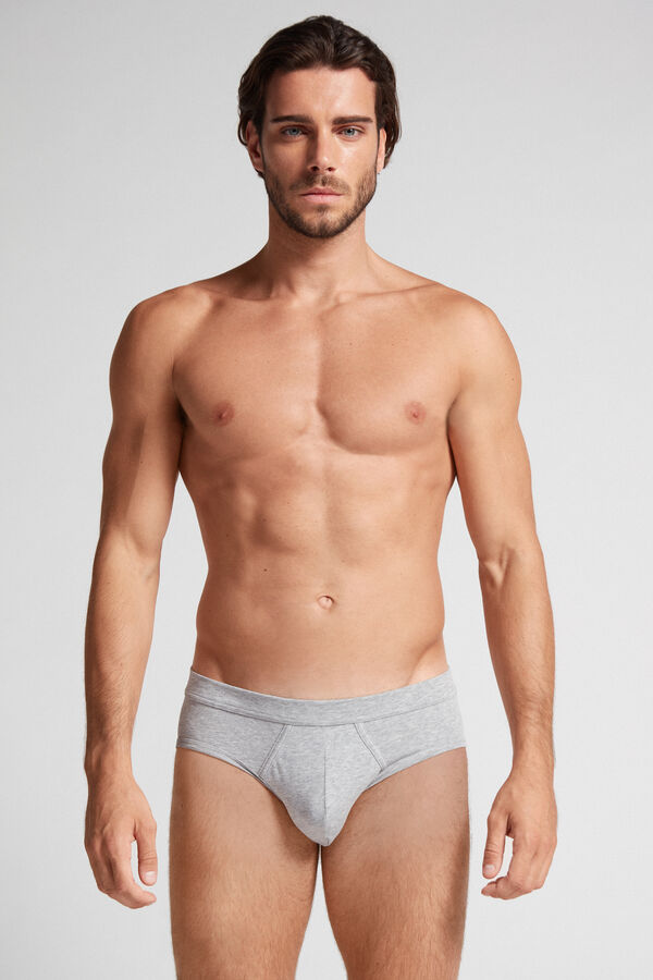 Intimssimi Supima® Cotton Briefs Grey | MILHR78337