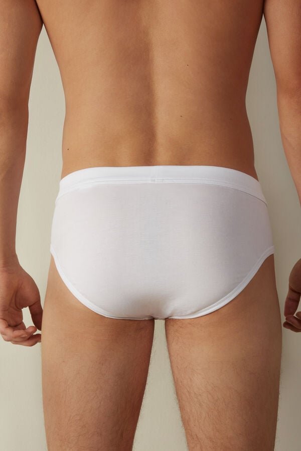 Intimssimi Supima® Cotton Briefs White | FILHY91031