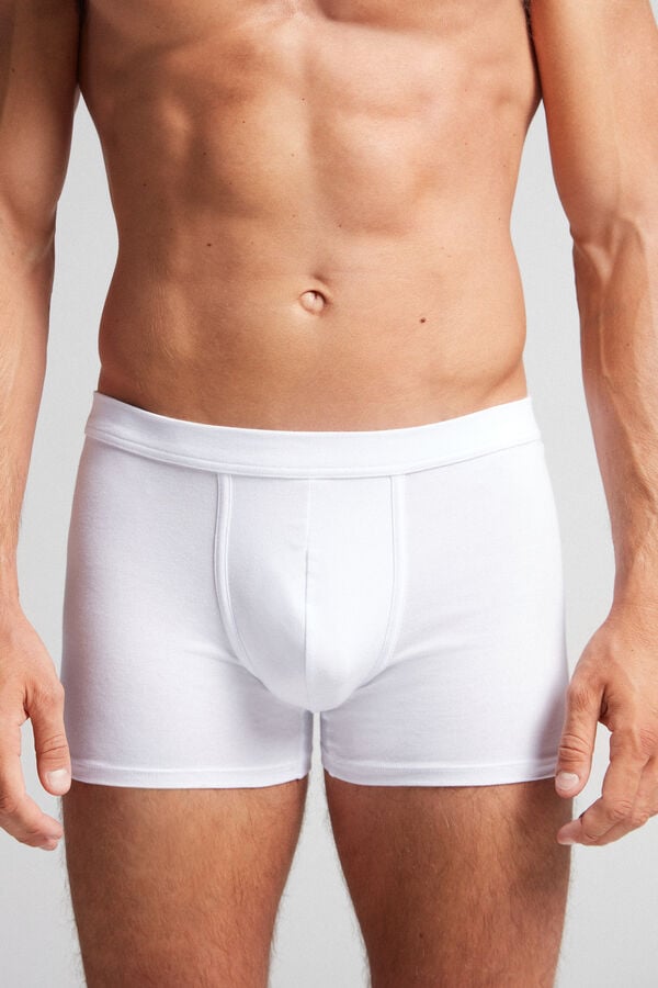 Intimssimi Supima® Cotton Loose Fit Boxers White | AILDF37445