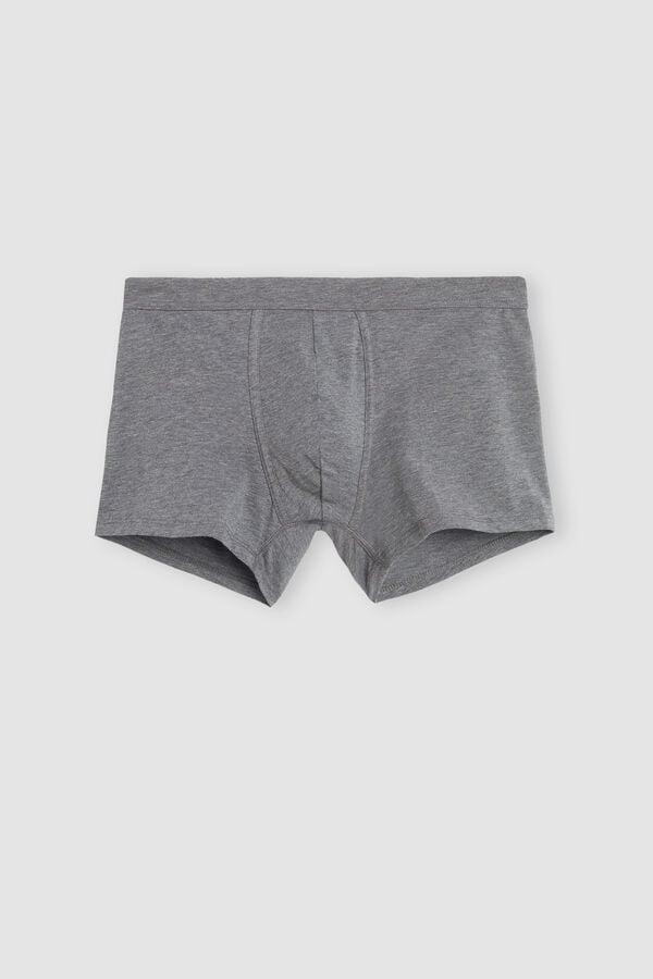 Intimssimi Supima® Cotton Loose Fit Boxers Dark Grey | EILHC11310