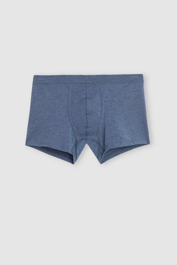 Intimssimi Supima® Cotton Loose Fit Boxers Blue | EILVG28798