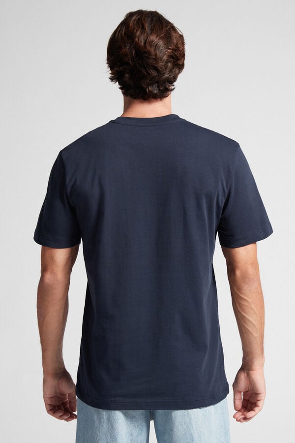 Intimssimi T-shirt in Cotton Jersey Blue | EILHC19963