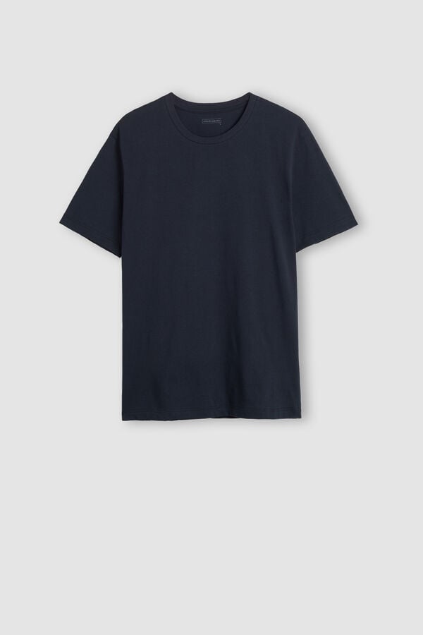 Intimssimi T-shirt in Cotton Jersey Blue | EILHC19963