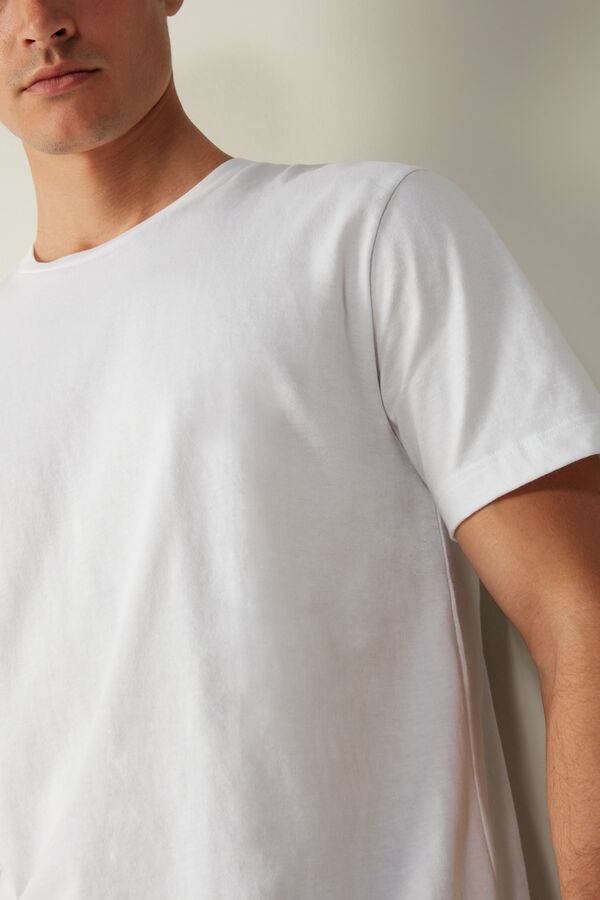 Intimssimi T-shirt in Cotton Jersey White | ILNZX85225