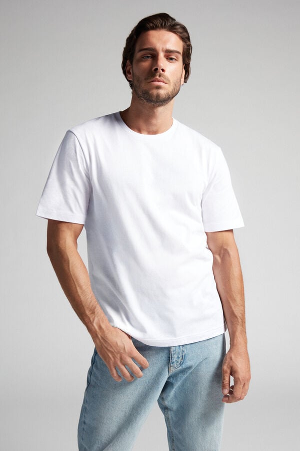 Intimssimi T-shirt in Cotton Jersey White | SILVO58371