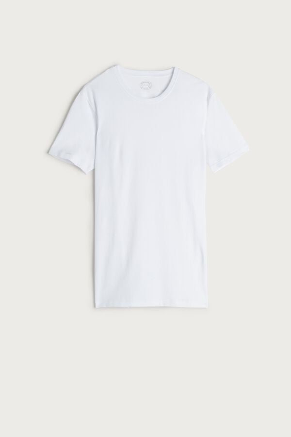 Intimssimi T-shirt in Stretch Supima® Cotton White | ILJVR91149