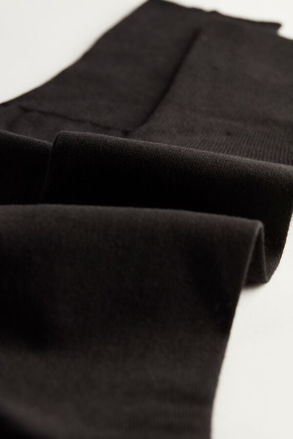 Intimssimi Tall Cashmere-Silk-Cotton Blend Socks Black | GILUC66296