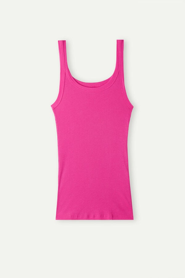 Intimssimi Tank Top in Supima® Cotton Pink | YILGT14589