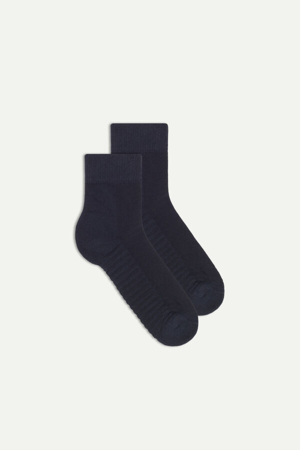 Intimssimi Terrycloth Short Socks Blue | UILND24538