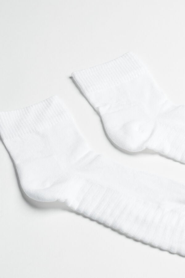 Intimssimi Terrycloth Short Socks White | UILTG47840