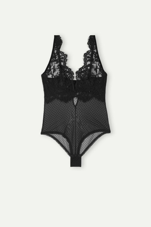 Intimssimi Time to Shine Bodysuit Black | LILTR24348