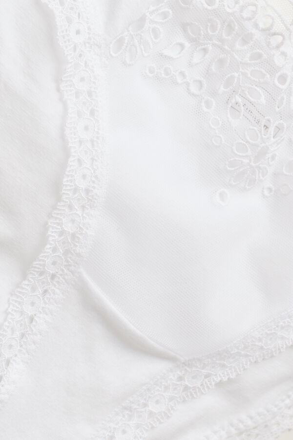 Intimssimi Timeless Simplicity Cotton Panties White | EILVG57989