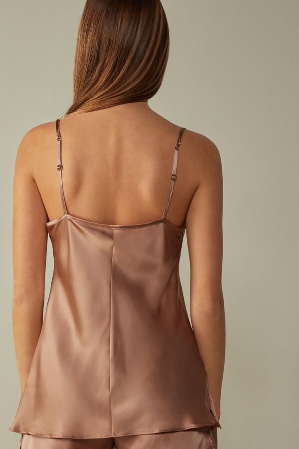 Intimssimi Top in Silk Satin Natural | UILND50468