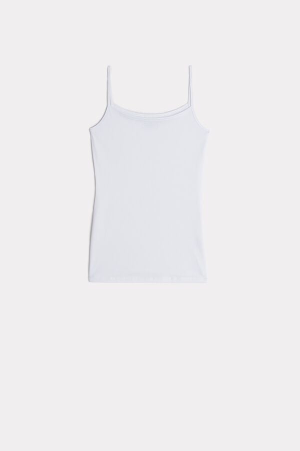 Intimssimi Ultrafresh Supima® Cotton Vest Top White | EILHC24705