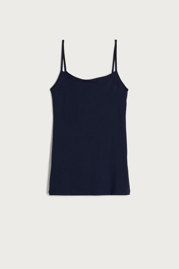 Intimssimi Ultrafresh Supima® Cotton Vest Top Blue | UILTG47971