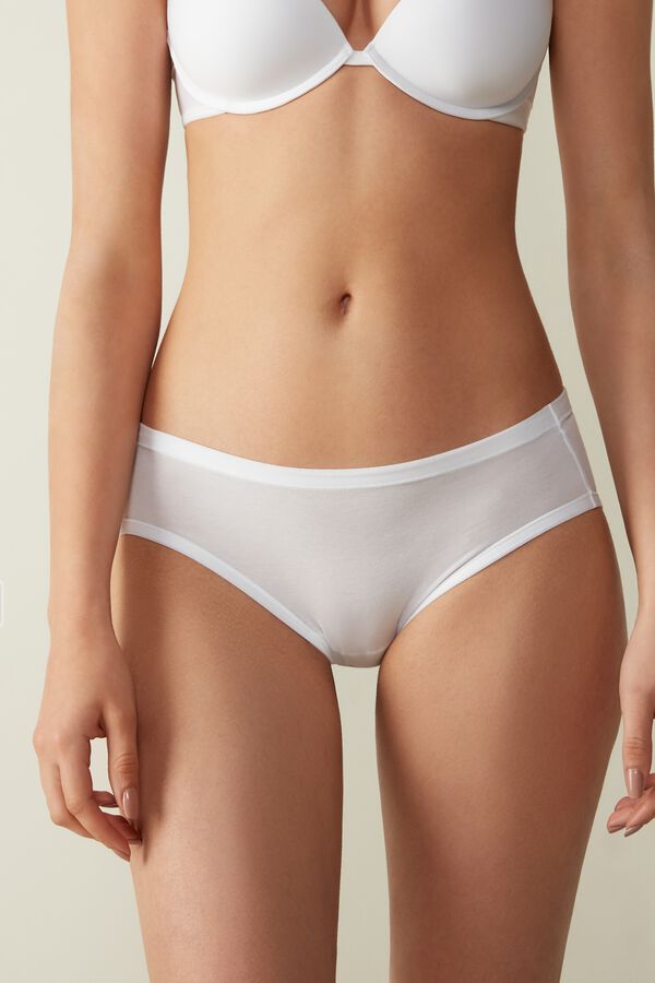 Intimssimi Ultralight Supima® Cotton Briefs White | ILCIF33068