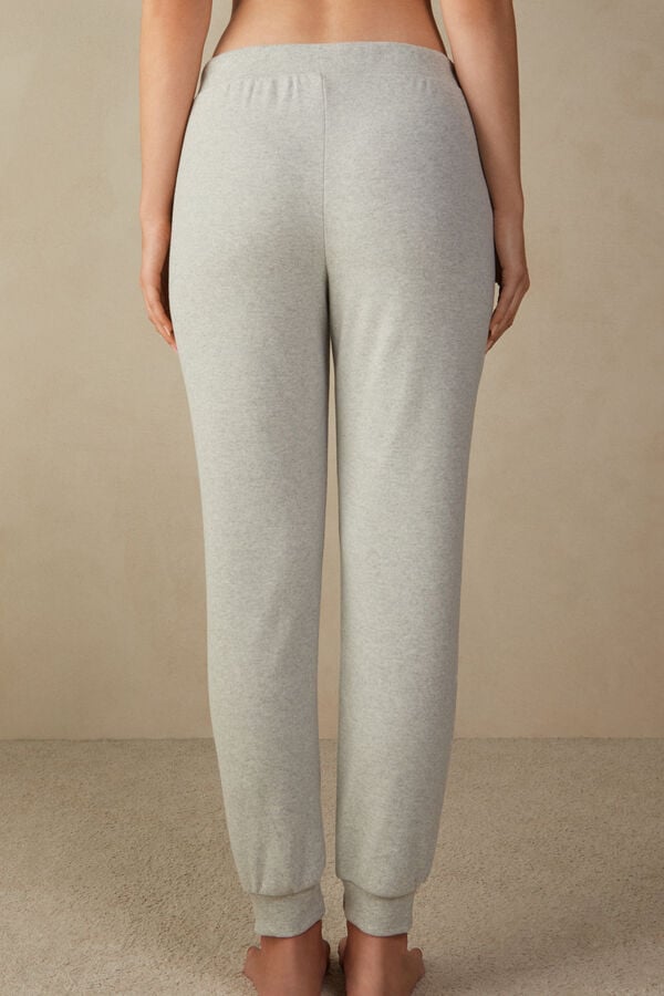 Intimssimi Warm Cuddles Full Length Cuffed Pants Grey | ILNEJ88991