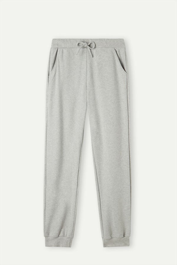 Intimssimi Warm Cuddles Full Length Cuffed Pants Grey | ILNEJ88991