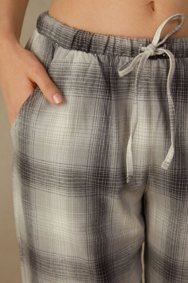 Intimssimi Warm Cuddles Pants in Brushed Cloth Grey | FILHY26217