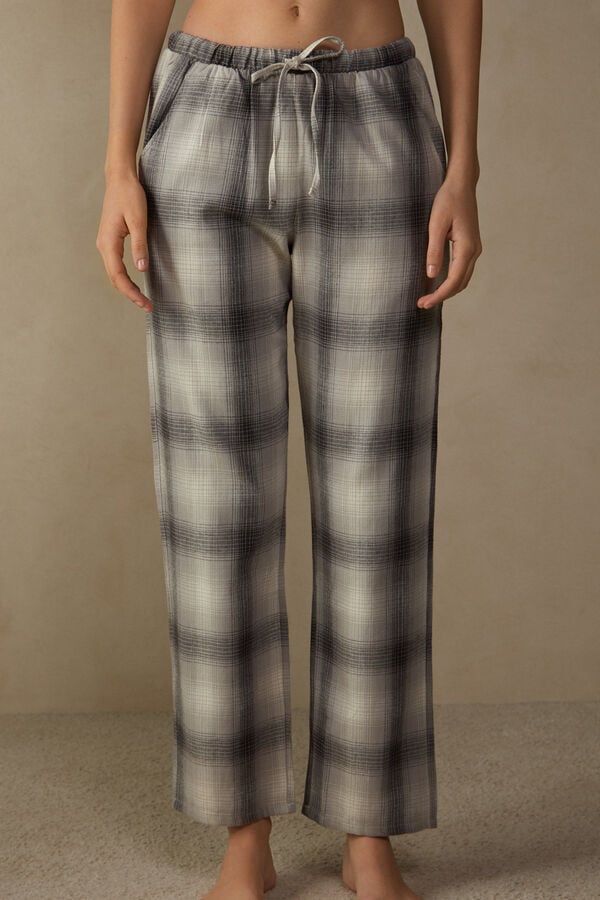 Intimssimi Warm Cuddles Pants in Brushed Cloth Grey | FILHY26217