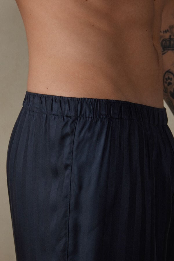 Intimssimi Woven Modal Boxers Blue | ILJVR59530