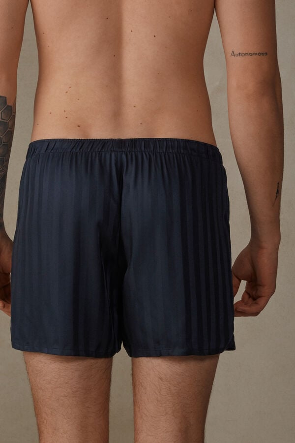 Intimssimi Woven Modal Boxers Blue | ILJVR59530