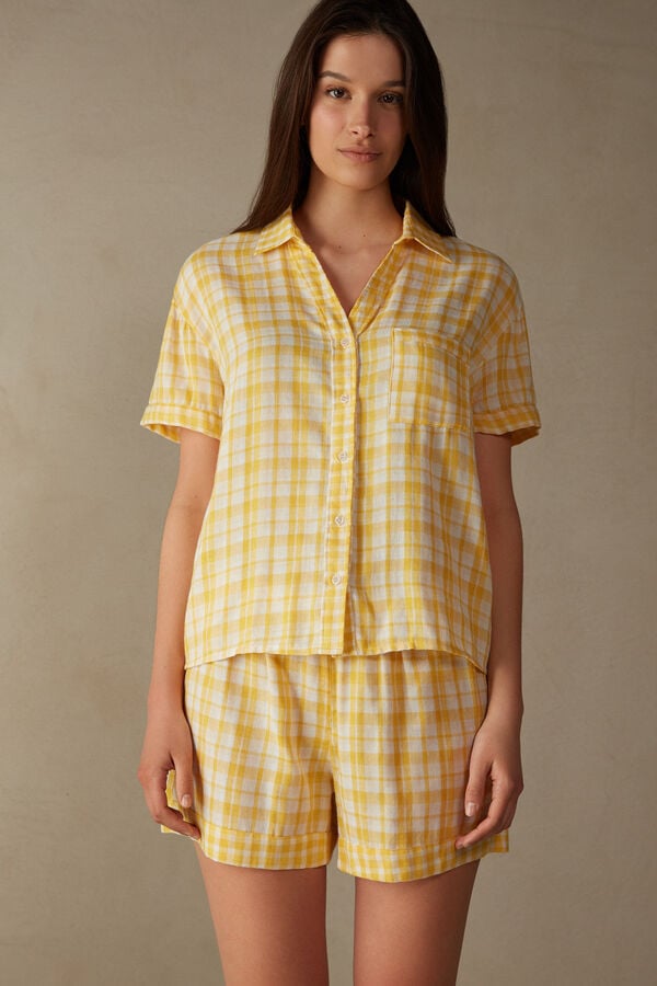 Intimssimi Yellow Submarine Short Sleeve Top Yellow | UILND86919