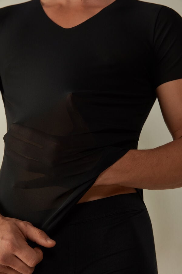 Intimssimi seamless Micromesh Top Black | ILXMI71581